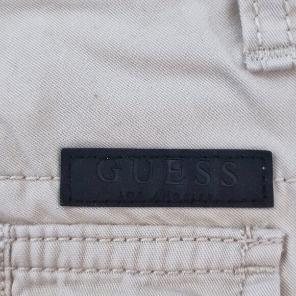 Guess cargo short cream colour men's size 30 - Picture 5 of 14